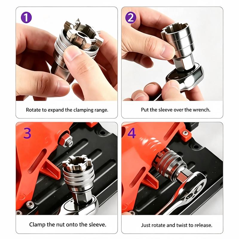 Multi-Function Universal Socket Wrench Tool