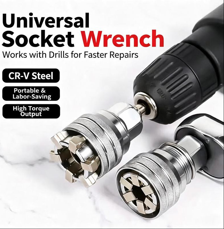 Multi-Function Universal Socket Wrench Tool