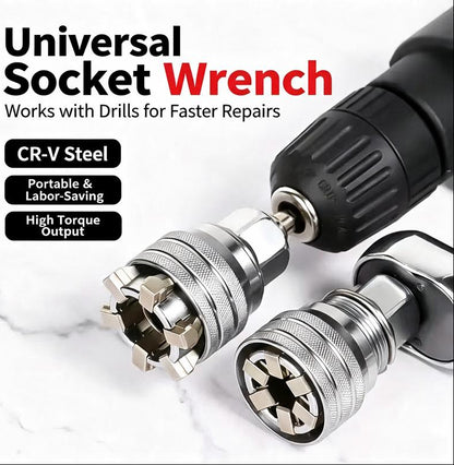 Multi-Function Universal Socket Wrench Tool